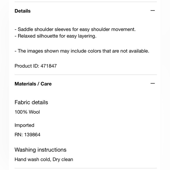 Uniqlo Lambswool 100% Unisex Brown Cardigan , size XS - Picture 3 of 10